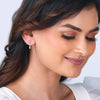 Golden Eternal Shell-Inspired Statement Earrings